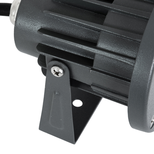 GLOBOSTAR® TREELIGHT-TZINA 90351 Σποτ Φωτισμού για Φυτά - Δέντρα με Βάση Κήπου / Καρφωτό LED 3W 330lm 10° DC 24V Αδιάβροχο IP65 Θερμό Λευκό 2700K Dimmable - Γκρι Ανθρακί - Μ10.5 x Π7.5 x Υ7.5cm - 3 Χρόνια Εγγύηση