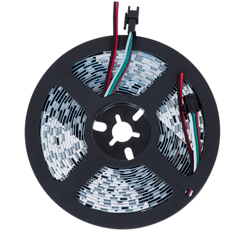 GLOBOSTAR® DIGIPRO 90596 Ψηφιακή Pixel Addressable Ταινία LED 14.4W/m 1152lm/m 120° DC 24V IP20 60 x SMD 5050 Chip/m 10 x Pixel/m Πολύχρωμο RGB Dimmable SPI/TTL Protocol IC WS2811/SM16703P - Μ500 x Π1 x Υ0.2cm - Ρολό 5 Μέτρων - 5 Χρόνια Εγγύηση
