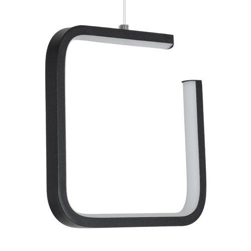 GloboStar® CEROBA 61308 Κρεμαστό Φωτιστικό Οροφής Linear Design LED CCT 12W 1320lm 360° AC 220-240V - Εναλλαγή Φωτισμού μέσω Διακόπτη On/Off All In One Ψυχρό 6000k+Φυσικό 4500k+Θερμό 2700k Μ22 x Π2 x Υ22cm - Μαύρο - 3 Years Warranty