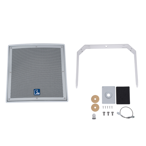 GloboStar® FDB LT212T 98009 Facilities Speaker - Παθητικό Ηχείο Εγκαταστάσεων Επιτοίχιο με Μετασχηματιστή 100V & 8Ω - 300W RMS (1200W Peak) - 1 x 12 Inches LF & 1 x 1 Inches HF - Αδιάβροχο IP56 - Λευκό - Μ40.7 x Π37.8 x Υ41cm