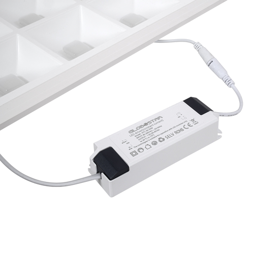 GloboStar® ZEUS 60970 Χωνευτό LED Panel 60x60cm 48W 6960lm 120° CRI≥86Ra UGR
