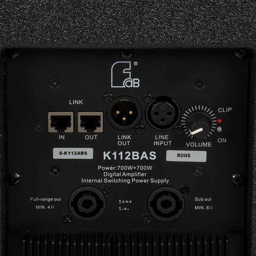 GloboStar® FDB K803+K112BAS 98024-98025-SET PA Column System - Ενεργό Αυτοενισχυόμενο Σετ Ηχείων & Subwoofer Column Κολωνάτο με Ψηφιακό Ενισχυτή FA2.36 AC 220V/50-60Hz - 600W RMS/8Ω + 400W RMS/8Ω (4000W Peak) - IP20 - Μαύρο - Σετ 4 Τεμαχίων
