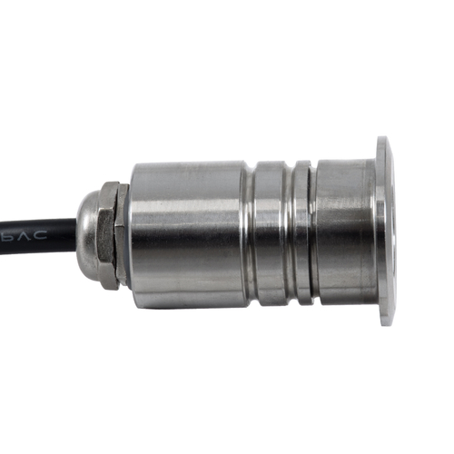 GloboStar® UNDERWATER-DANI 90413 Υποβρύχιο Χωνευτό Φωτιστικό Σποτ Ειδικό για Σιντριβάνια LED 1W 80lm 5° DC 24V Αδιάβροχο IP68 Φ3 x Υ5cm Μπλε - Ανοξείδωτο Ατσάλι - 3 Χρόνια Εγγύηση