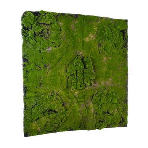 GloboStar® Artificial Garden BRYOPHYTA 20148 Τεχνητό Διακοσμητικό Πάνελ Φυλλωσιάς - Κάθετος Κήπος Βρύα Μ100 x Π100 x Υ4cm