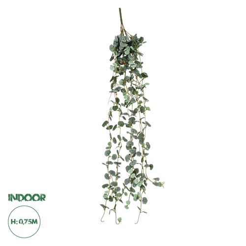 GloboStar® Artificial Garden EUCALYPTUS HANGING BRANCH 20235 Τεχνητό Διακοσμητικό Κρεμαστό Φυτό Ευκάλυπτος Υ75cm