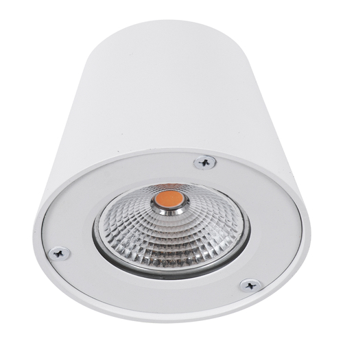 GloboStar® GARDENIA 60797 Φωτιστικό Τοίχου - Απλίκα Αρχιτεκτονικού Φωτισμού Εσωτερικού/Εξωτερικού Χώρου Up or Down LED 7W 700lm 60° AC220-240V Αδιάβροχο IP65 - Σώμα Αλουμινίου & Tempered Glass - Μ9.5 x Π13 x Υ7.7cm - Θερμό Λευκό 2700K - Λευκό - Bridgelux Chip - 5 Years Warranty