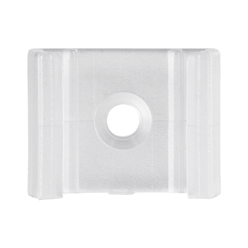 GloboStar® 70548 Πλαστική PVC Βάση Στήριξης για Όλες τις Μονόχρωμες EPISTAR Wide Ταινίες LED Διπλής Σειράς DC 230V IP68 - Μ1.5 x Π2 x Υ1.1cm