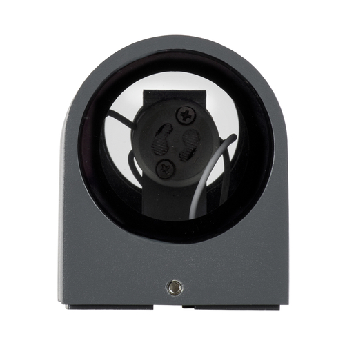 GloboStar® MURANO 60609 Φωτιστικό Τοίχου - Απλίκα Αρχιτεκτονικού Φωτισμού Εξωτερικού Χώρου Up & Down Αλουμινίου με Ντουί 2 x GU10 AC 220-240V Αδιάβροχο IP65 L15 x W8 x H6.8cm - Γκρι Ανθρακί - 5 Years Warranty