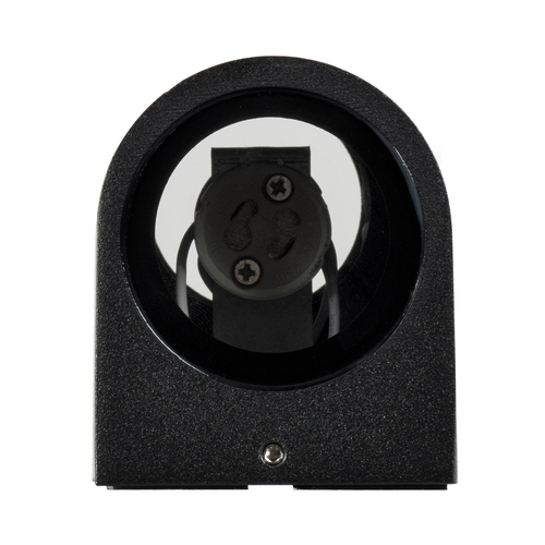 GloboStar® MURANO 60610 Φωτιστικό Τοίχου - Απλίκα Αρχιτεκτονικού Φωτισμού Εξωτερικού Χώρου Up & Down Αλουμινίου με Ντουί 2 x GU10 AC 220-240V Αδιάβροχο IP65 L15 x W8 x H6.8cm - Μαύρο - 5 Years Warranty
