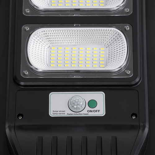 GloboStar® STREETA 85342 Professional LED Solar Street Light Αυτόνομο Ηλιακό Φωτιστικό Δρόμου 60W 600lm 96 x LED SMD 5730 με Ενσωματωμένο Φωτοβολταϊκό Panel 6V 9W & Επαναφορτιζόμενη Μπαταρία Li-ion 3.2V 9000mAh με Αισθητήρα Ημέρας-Νύχτας & PIR Αισθητήρα Κίνησης - Αδιάβροχο IP65 - Ψυχρό Λευκό 6000K - Μ22 x Π6 x Υ50cm - 2 Years Warranty