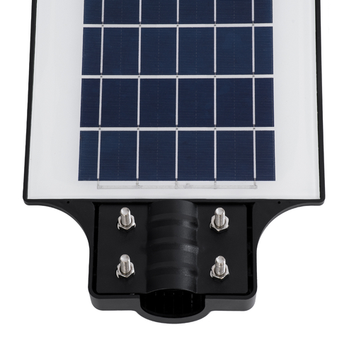 GloboStar® STREETA 85343 Professional LED Solar Street Light Αυτόνομο Ηλιακό Φωτιστικό Δρόμου 90W 900lm 144 x LED SMD 5730 με Ενσωματωμένο Φωτοβολταϊκό Panel 6V 12W & Επαναφορτιζόμενη Μπαταρία Li-ion 3.2V 12000mAh με Αισθητήρα Ημέρας-Νύχτας & PIR Αισθητήρα Κίνησης - Αδιάβροχο IP65 - Ψυχρό Λευκό 6000K - Μ24 x Π6 x Υ63cm - 2 Years Warranty