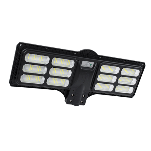 GloboStar® STREETO 85349 Professional LED Solar Street Light Αυτόνομο Ηλιακό Φωτιστικό Δρόμου 300W 2000lm 600 x LED SMD 5730 με Ενσωματωμένο Φωτοβολταϊκό Panel 6V 20W & Επαναφορτιζόμενη Μπαταρία Li-ion 3.2V 20000mAh με Αισθητήρα Ημέρας-Νύχτας & PIR Αισθητήρα Κίνησης - Αδιάβροχο IP65 - Ψυχρό Λευκό 6000K - Μ82 x Π6 x Υ35cm - 2 Years Warranty