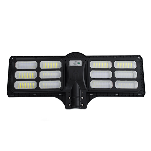 GloboStar® STREETO 85349 Professional LED Solar Street Light Αυτόνομο Ηλιακό Φωτιστικό Δρόμου 300W 2000lm 600 x LED SMD 5730 με Ενσωματωμένο Φωτοβολταϊκό Panel 6V 20W & Επαναφορτιζόμενη Μπαταρία Li-ion 3.2V 20000mAh με Αισθητήρα Ημέρας-Νύχτας & PIR Αισθητήρα Κίνησης - Αδιάβροχο IP65 - Ψυχρό Λευκό 6000K - Μ82 x Π6 x Υ35cm - 2 Years Warranty