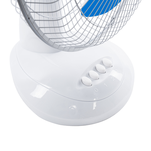 GloboStar® SOLARI-FAN 85353 Solar Fan Αυτόνομος Ηλιακός Επιτραπέζιος Ανεμιστήρας 25W 2 Λειτουργιών Ρεύματος με AC 220-240V ή με Φωτοβολταϊκό Panel 9V 12W & Επαναφορτιζόμενη Μπαταρία Li-ion 7.4V 4400mAh - 3 Ταχύτητες - IP20 - Μ24 x Π36 x Υ49cm - Λευκό & Μπλε - 2 Years Warranty