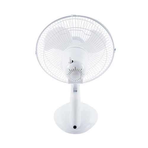 GloboStar® SOLARI-FAN 85354 Solar Fan Αυτόνομος Ηλιακός Επιτραπέζιος Ανεμιστήρας 25W 2 Λειτουργιών Ρεύματος με AC 220-240V ή με Φωτοβολταϊκό Panel 9V 12W & Επαναφορτιζόμενη Μπαταρία Li-ion 7.4V 4400mAh - 3 Ταχύτητες - IP20 - Μ24 x Π36 x Υ49cm - Λευκό - 2 Years Warranty