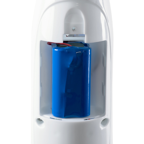 GloboStar® SOLARE-FAN 85357 Solar Fan Αυτόνομος Ηλιακός Επιδαπέδιος Ανεμιστήρας 25W 2 Λειτουργιών Ρεύματος με AC 220-240V ή με Φωτοβολταϊκό Panel 9V 15W & Επαναφορτιζόμενη Μπαταρία Li-ion 7.4V 6000mAh - 12 Ταχύτητες - Ασύρματο Χειριστήριο - Ενσωματωμένο USB 2.0 Charger Συσκευών - IP20 - Μ44 x Π37.5 x Υ132cm - Λευκό - 2 Years Warranty