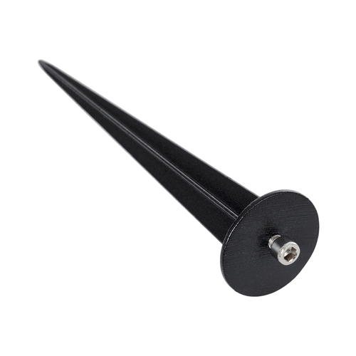 GloboStar® GARDELINI 61481 Καρφωτό Κινούμενο Φωτιστικό Σποτ Κήπου με Ντουί 1 x GU10 VDE Certified AC 220-240V Αδιάβροχο IP65 - Σώμα Αλουμινίου & Υψηλής Αντοχής Tempered Glass & Μ40cm VDE Καλώδιο Σύνδεσης - Φ10 x Υ30cm - Μαύρο - 5 Χρόνια Εγγύηση