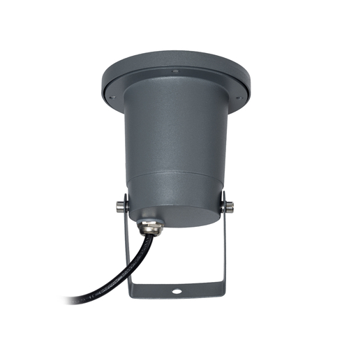 GloboStar® GARDELINI 61482 Καρφωτό Κινούμενο Φωτιστικό Σποτ Κήπου με Ντουί 1 x GU10 VDE Certified AC 220-240V Αδιάβροχο IP65 - Σώμα Αλουμινίου & Υψηλής Αντοχής Tempered Glass & Μ40cm VDE Καλώδιο Σύνδεσης - Φ10 x Υ30cm - Γκρι Ανθρακί - 5 Χρόνια Εγγύηση