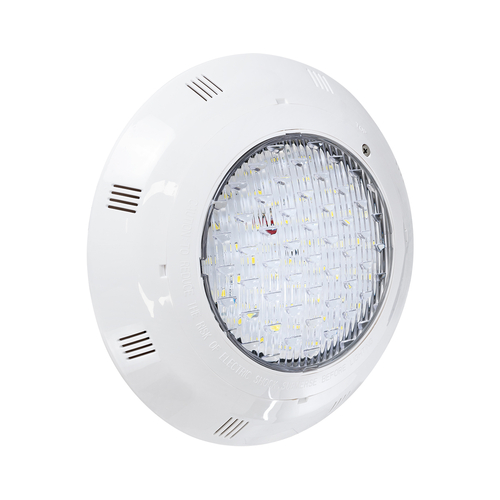 GLOBOSTAR® POOLETI 61539 Υποβρύχιο Φωτιστικό για Σιντριβάνια/Πισίνες LED 25W 2000lm 120° AC/DC 12V Αδιάβροχο IP68 Φυσικό Λευκό 4500K Dimmable  - 2m VDE Rubber Καλώδιο - Φ30 x Υ6.5cm - 3 Χρόνια Εγγύηση