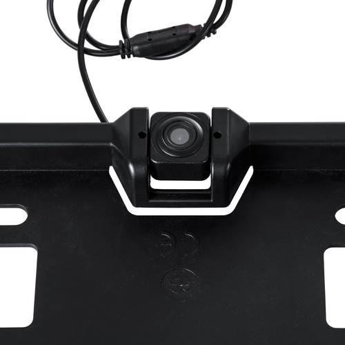 GloboStar® 86011 Σύστημα Παρκαρίσματος 170° σε Πλαίσιο Πινακίδας με 2 Αισθητήρες, 1 Night Vision Κάμερα με Parking Lines & Οθόνη 4.3 inch LCD 1080p CMOS Signal DC 12V Μ11.5 x Π7.5 x Υ2.4cm - 2 Χρόνια Εγγύηση