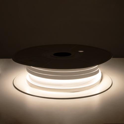 GloboStar® NEONPRO 61526 Professional Neon Flex LED 10W/m 1250lm/m 120° DC 48V Αδιάβροχη IP68 - 120 x SMD 2835 LED Chip/Μέτρο - Dimmable - Μ100 x Π6 x Υ1.2cm - Φυσικό Λευκό 4500K - LUMILEDS High Efficiency Chips - 6 Χρόνια Εγγύηση