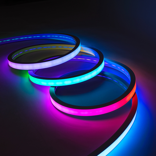 GLOBOSTAR® NEONIO 90754 Ψηφιακή Pixel Addressable Ταινία Neon Flex LED 14.4W/m 864lm/m 90° DC 12V Αδιάβροχο IP67 60 x SMD 5050 Chip/m 20 x Pixel/m Πολύχρωμο RGB Dimmable SPI/TTL Protocol IC SM16703P/WS2811/WS2812 - Μ1000 x Π3 x Υ2cm - Ρολό 10 Μέτρων - 2 Χρόνια Εγγύηση