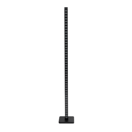GloboStar® DIGICOLUMN 90762 Μοντέρνο Επιδαπέδιο Φωτιστικό Γραφείου Digital Pixel Rhythm Music Bar LED 12W 960lm 90° DC 5V με USB 2.0 IP20 - Εναλλαγή Φωτισμού μέσω Τηλεχειριστηρίου - Πολύχρωμο RGB - Dimmable - Μαύρο - Μ3.4 x Π2.5 x Υ122cm - 2 Χρόνια Εγγύηση