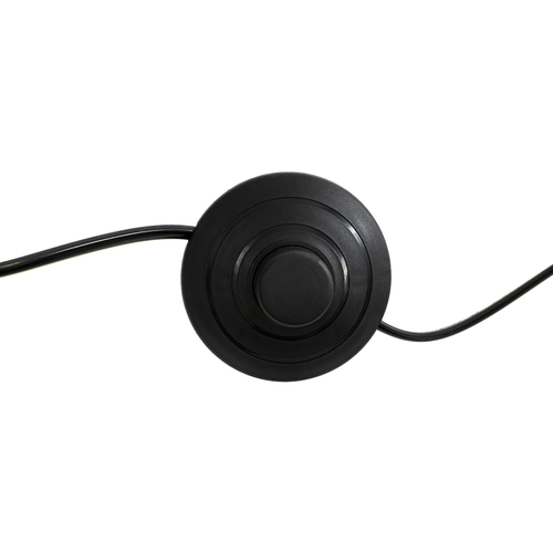 GloboStar® NERINA 02015 Boho Επιδαπέδιο Φωτιστικό Μονόφωτο 1 x E27 IP20 Μαύρο Μέταλλο με Μπεζ Ξύλο - Μ40 x Π40 x Υ115cm