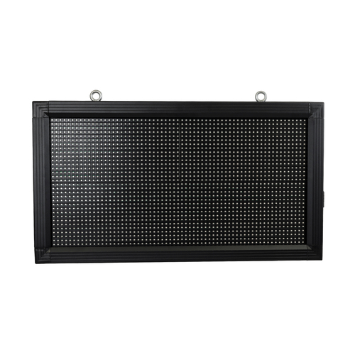 GloboStar® DISPLAY 90276 LED Scrolling Display 64x32cm - Κυλιόμενη Ψηφιακή Πινακίδα / Επιγραφή Μονής Όψης P10 LED SMD AC 220-240V - Λειτουργία μέσω Wi-Fi με Εφαρμογή APP - Αισθήτηρας Θερμοκρασίας και Υγρασίας - Αδιάβροχο IP65 - Μ72 x Π9 x Υ42.5cm - Κόκκινο - 1 Χρόνο Εγγύηση