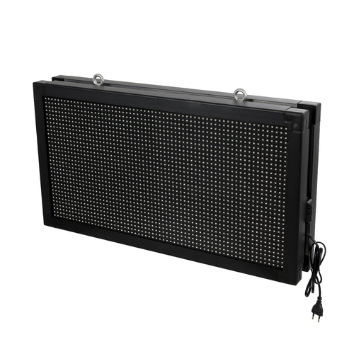 GloboStar® DISPLAY 90797 LED Scrolling Display 64x32cm - Κυλιόμενη Ψηφιακή Πινακίδα / Επιγραφή Διπλής Όψης P10 LED SMD AC 220-240V - Λειτουργία μέσω Wi-Fi με Εφαρμογή APP - Αισθήτηρας Θερμοκρασίας και Υγρασίας - Αδιάβροχο IP65 - Μ70 x Π11 x Υ38.5cm - Πράσινο - 1 Χρόνο Εγγύηση