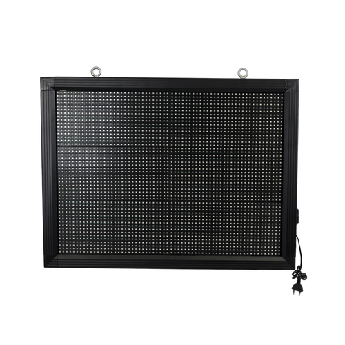 GloboStar® DISPLAY 90802 LED Scrolling Display 64x48cm - Κυλιόμενη Ψηφιακή Πινακίδα / Επιγραφή Μονής Όψης P10 LED SMD AC 220-240V - Λειτουργία μέσω Wi-Fi με Εφαρμογή APP - Αισθήτηρας Θερμοκρασίας και Υγρασίας - Αδιάβροχο IP65 - Μ72 x Π9 x Υ56cm - Μπλε - 1 Χρόνο Εγγύηση