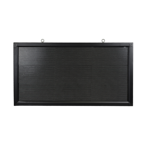 GloboStar® DISPLAY 90810 LED Scrolling Display 96x48cm - Κυλιόμενη Ψηφιακή Πινακίδα / Επιγραφή Μονής Όψης P10 LED SMD AC 220-240V - Λειτουργία μέσω Wi-Fi με Εφαρμογή APP - Αισθήτηρας Θερμοκρασίας και Υγρασίας - Αδιάβροχο IP65 - Μ104 x Π9 x Υ56cm - Μπλε - 1 Χρόνο Εγγύηση