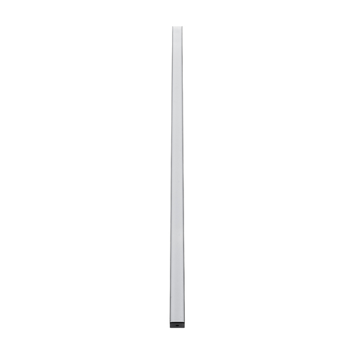 GloboStar® SURFACE-PROFILE 70825-1M Προφίλ Αλουμινίου - Βάση & Ψύκτρα Ταινίας LED με Λευκό Γαλακτερό Κάλυμμα - Επιφανειακή Χρήση - Πατητό Κάλυμμα - Μαύρο - 1 Μέτρο - Μ100 x Π3 x Υ2cm