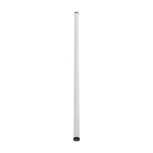 GloboStar® SURFACEPENDANT-PROFILE 70854-1M Προφίλ Αλουμινίου - Βάση & Ψύκτρα Ταινίας LED με Λευκό Γαλακτερό Κάλυμμα - Επιφανειακή & Κρεμαστή Χρήση - Πατητό Κάλυμμα - Μαύρο - 1 Μέτρο - Μ100 x Φ3cm