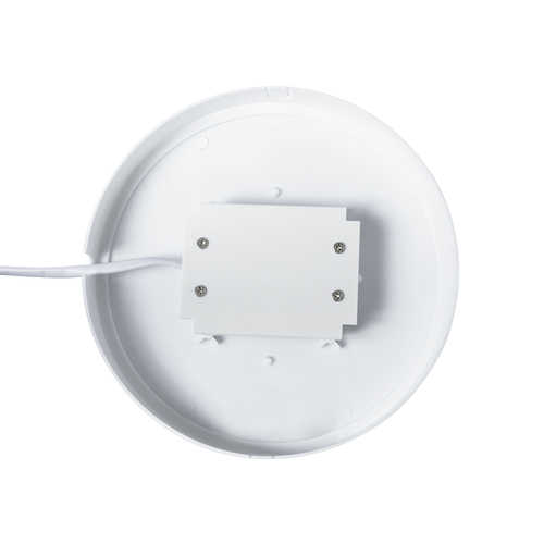 GloboStar® REVANO 61015 LED Πλαφονιέρα Οροφής Στρόγγυλη Φ17 15W 1425lm 180° AC 220-240V Αδιάβροχη IP54 Φ17 x Υ5cm Φυσικό Λευκό 4500K - 2 Χρόνια Εγγύηση