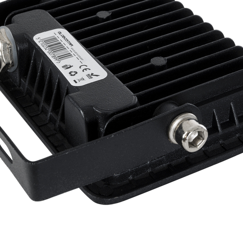 GloboStar® ATLAS 61517 Επαγγελματικός Προβολέας LED 10W 1150lm 120° AC 220-240V - Αδιάβροχος IP67 - Μ10 x Π2 x Υ8cm - Μαύρο - Θερμό Λευκό 2700K - LUMILEDS Chips - TÜV Rheinland Certified - 5 Χρόνια Εγγύηση