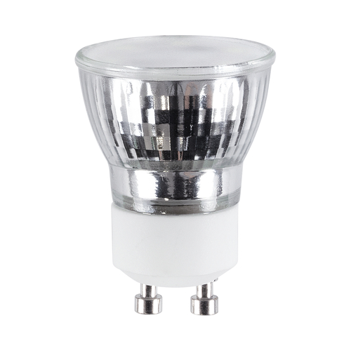 GloboStar® 76008 Σποτ LED GU10 MR11 4W 360lm 120° AC 85-265V με Λευκό Γαλακτερό Γυαλί Θερμό Λευκό 2700K - 2 Χρόνια Εγγύηση
