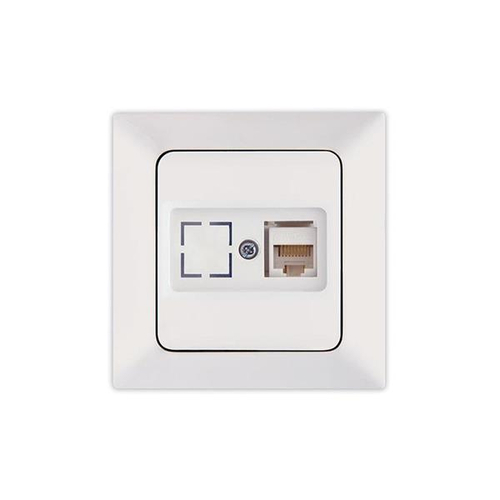 ΠΡΙΖΑ DATA CAT 6 RJ 45 MONH ΛΕΥΚΗ