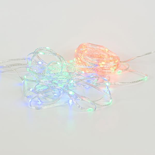 ΣΕΙΡΑ, 100 SMART MINI LED, USB, ΔΙΑΧΕΙΡΙΣΗ ΠΡΟΓΡΑΜΜΑΤΟΣ ΜΕ ΕΦΑΡΜΟΓΗ, ΜΕ ΤΗΛΕΧΕΙΡΙΣΤΗΡΙΟ, ΔΙΑΦΑΝΟ ΚΑΛΩΔΙΟ ΠΛΑΚΕ, RGB LED, ΑΝΑ 10cm, ΠΡΟΕΚΤΑΣΗ ΠΑΡΟΧΗΣ 2m, IP20