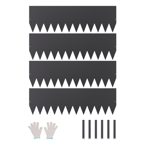 VEVOR Steel Landscape Edging 4 Packs 40 x 12 in Resistant στη σκουριά Pathway Divider