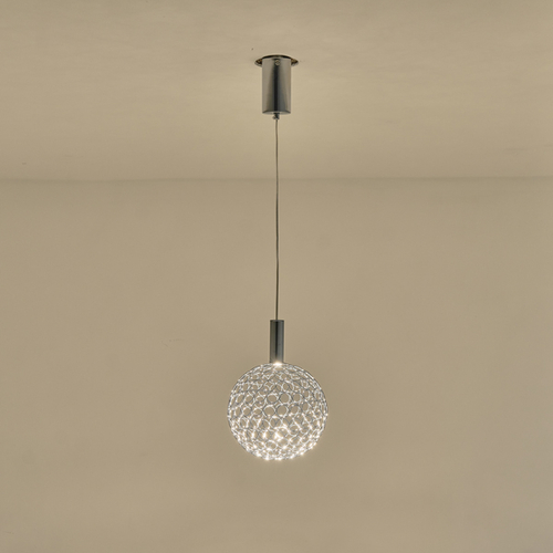 ΦΩΤΙΣΤΙΚΟ ΜΕΤΑΛΛΟ ΜΟΝΟΦΩΤΟ ΟΒΑΛ LED 6,3W 3000K 648Lm Φ250x1630mm AΣΗΜΙ ARTE ILLUMINA PERFORATO
