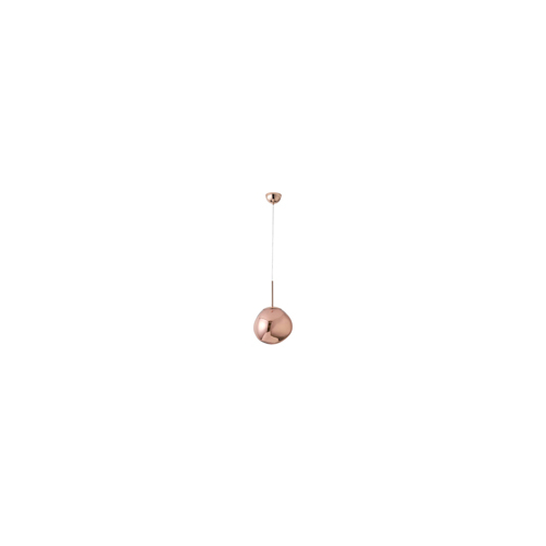ΦΩΤΙΣΤΙΚΟ ΚΡΕΜΑΣΤΟ ΣΤΡΟΓΓΥΛΟ LED 6W 3000K 600Lm Φ30 ΡΟΖ ΧΡΥΣΟ ARTE ILLUMINA PICADILLY