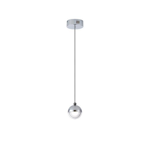 ΦΩΤΙΣΤΙΚΟ ΚΡΕΜΑΣΤΟ ΑΛΟΥΜΙΝΙΟ LED 6W 3000Κ  Φ10 ΑΣΗΜΙ ARTE ILLUMINA MELANIE
