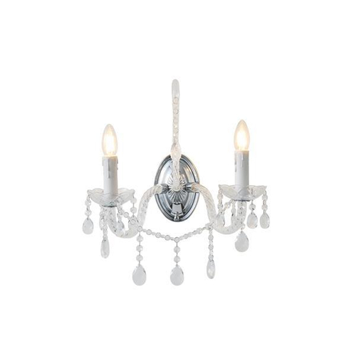 ΑΠΛΙΚΑ ΤΟΙΧΟΥ ΜΕΤΑΛΛΟ-ΓΥΑΛΙ 2XE14 ΜΑΧ 15W 330X425mm ΜΕΤΑΛΛΙΚΟ ARTE ILLUMINA KRISTALLO