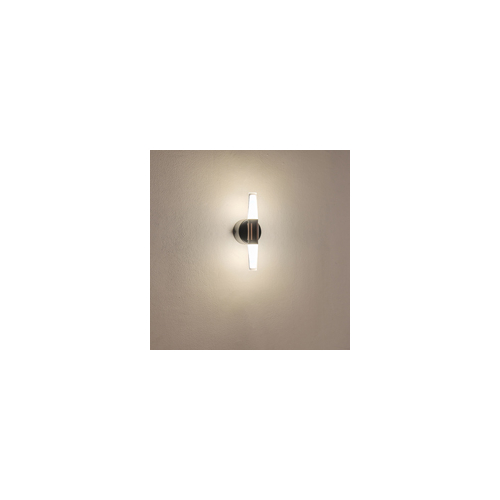 ΑΠΛΙΚΑ TOIXOY ΑΛΟΥΜΙΝΙΟΥ LED 6W 3000K 600Lm Φ80X240mm ΜΑΥΡΟ-ΧΡΥΣΟ  ARTE ILLUMINA VELAS