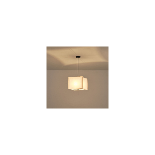 ΦΩΤΙΣΤΙΚΟ ΚΡΕΜΑΣΤΟ ΥΦΑΣΜΑ 1XΕ27 ΜΑΧ 40W 480ΧH900mm ΜΠΕΖ ARTE ILLUMINA TOSCANY
