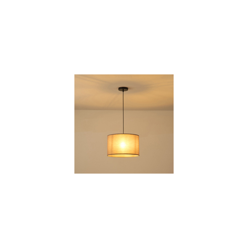 ΦΩΤΙΣΤΙΚΟ ΚΡΕΜΑΣΤΟ ΥΦΑΣΜΑ 1XΕ27 MAX 15W Φ380Χ240mm  ΓΚΡΙ ARTE ILLUMINA SOHO