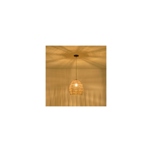 ΦΩΤΙΣΤΙΚΟ ΚΡΕΜΑΣΤΟ BAMBOO 1XE27  MAX 40W 300X300X300mm ΚΑΦΕ ARTE ILLUMINA AITHRA