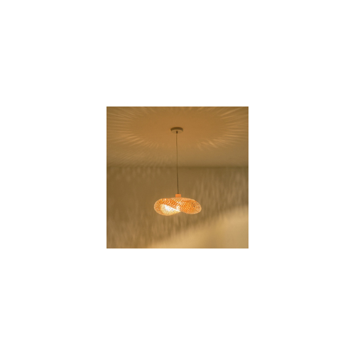 ΦΩΤΙΣΤΙΚΟ ΚΡΕΜΑΣΤΟ BAMBOO 1XE27 MAX 40W 420X300X130mm ARTE ILLUMINA LAGOON