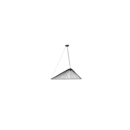 ΦΩΤΙΣΤΙΚΟ ΚΡΕΜΑΣΤΟ ΜΕΤΑΛΛΟ 1XE27  MAX 40W 800x520x1360mm ΜΑΥΡΟ ARTE ILLUMINA OGGI